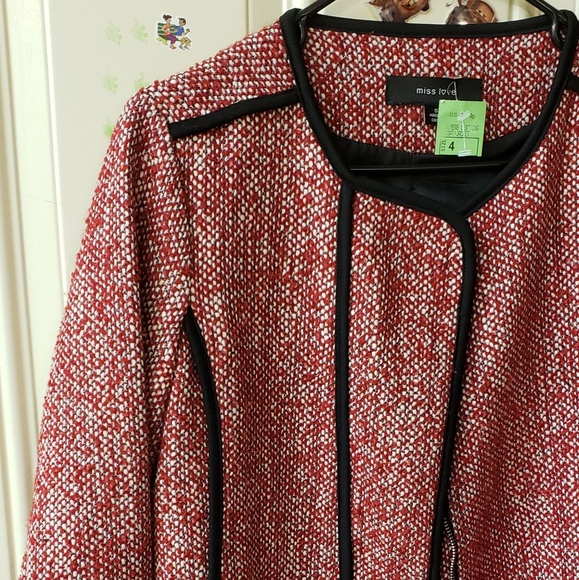 WOMEN WINTER TWEED COAT/JACKET - Picture 4 of 7